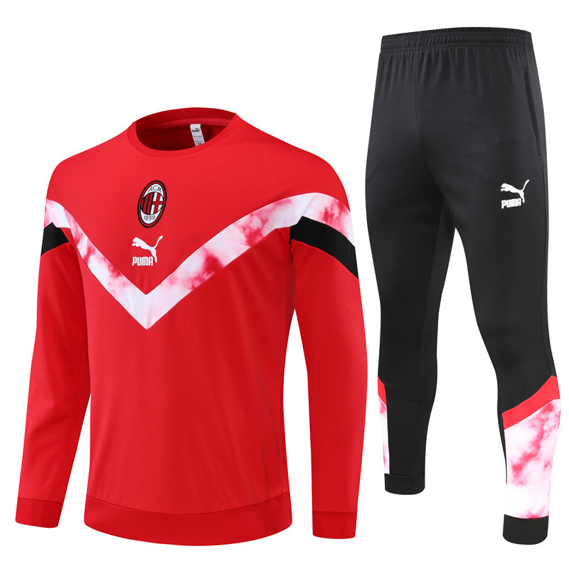 AAA Quality AC Milan 22/23 Tracksuit - Red/White
